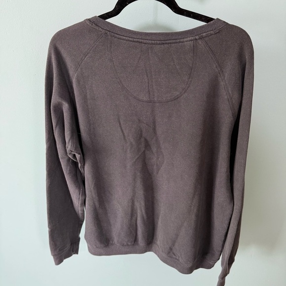 State Of Mine Women Relaxed Fit Statement Comfy Graphic Sweatshirt Charcoal  XXL - Picture 6 of 7